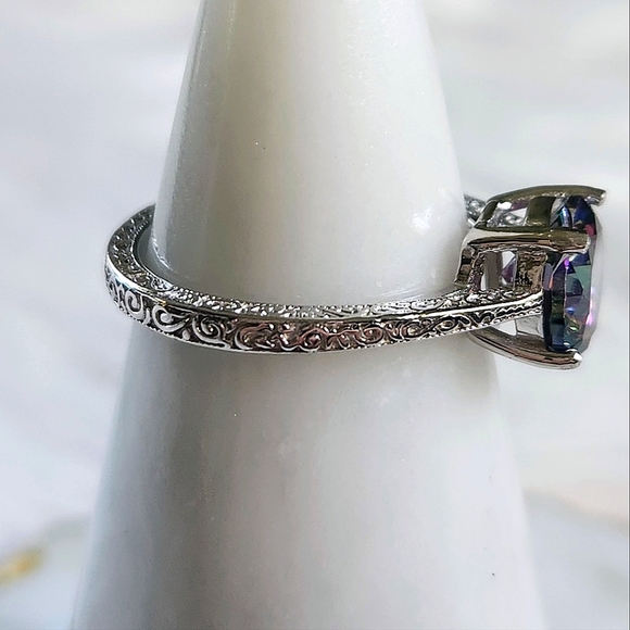 NWT Ryze Mystic Crystal .925 Sterling Silver Ring - Size 8.75 - Picture 3 of 9